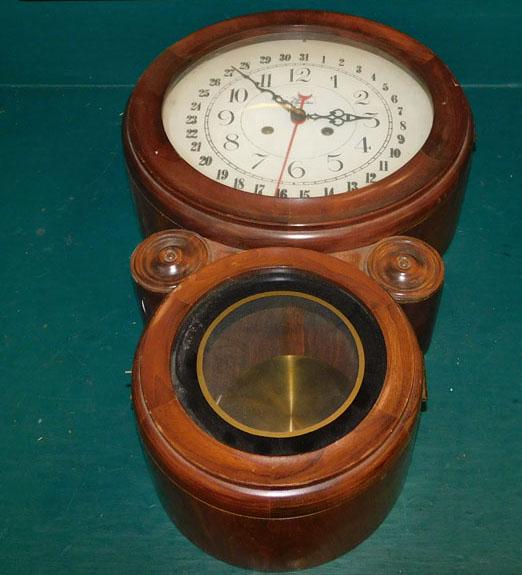 Antique Painted Mantle Clock By Ingraham (1 of 4)