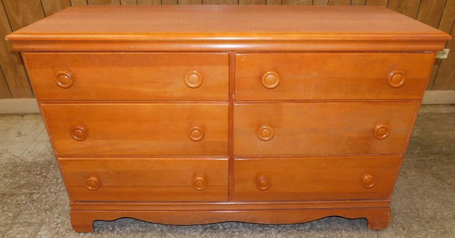 Maple 6 Drawer Chest (1 of 5)