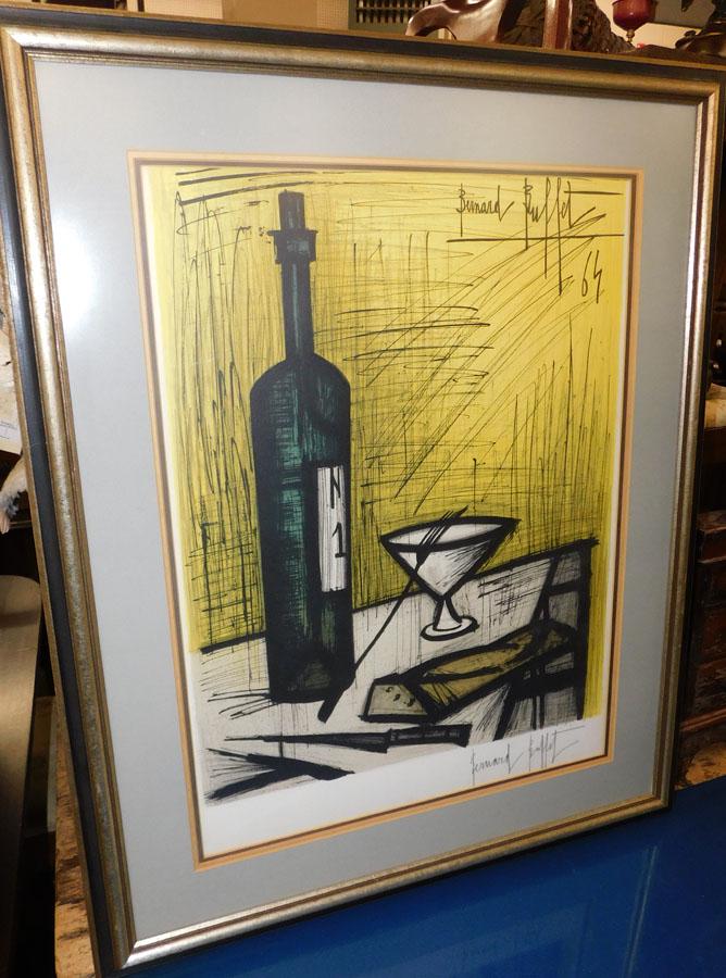 MCM Pencil Signed Lithograph By Bernard Buffet (1 of 5)