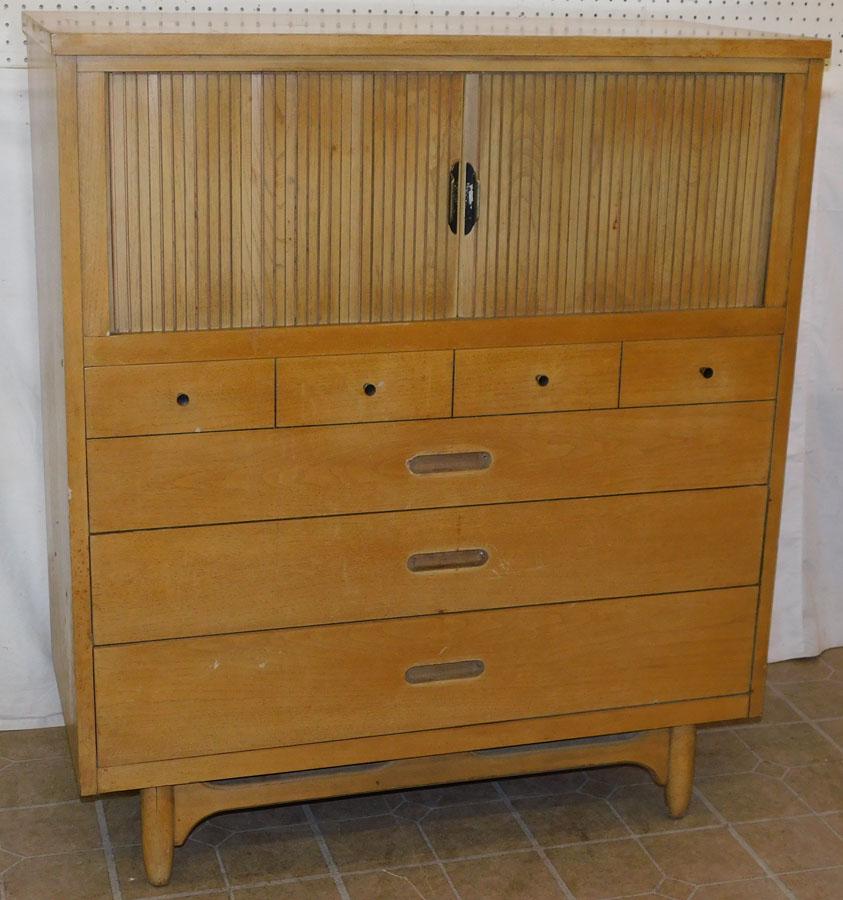 MCM  Bleached Walnut 2/3 Drawer Chest (1 of 8)