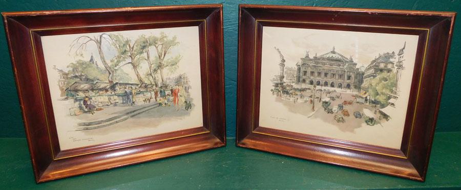 Two Framed French Prints (1 of 7)