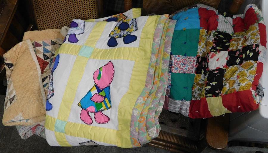 Lot 4 Handmade Quilts (1 of 1)