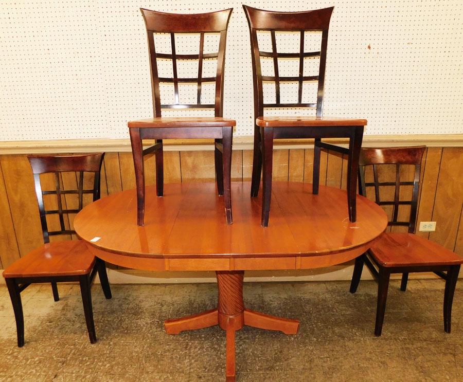 5 Pc Cherry Table & Chairs (1 of 7)