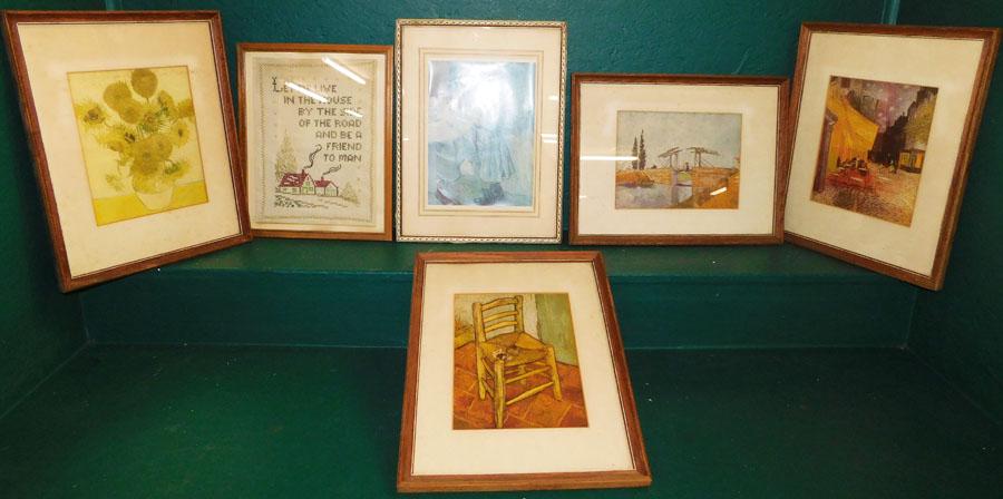 Lot Of Framed Prints & Needlework (1 of 9)