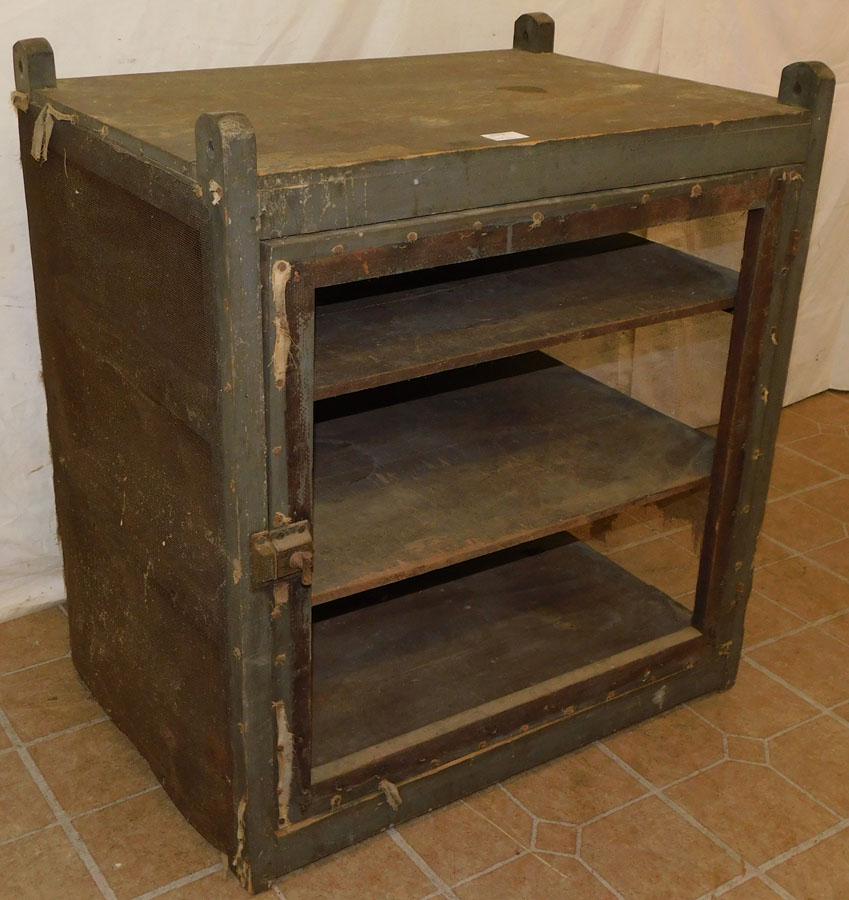 Antique Painted Hanging Pie Safe (1 of 3)