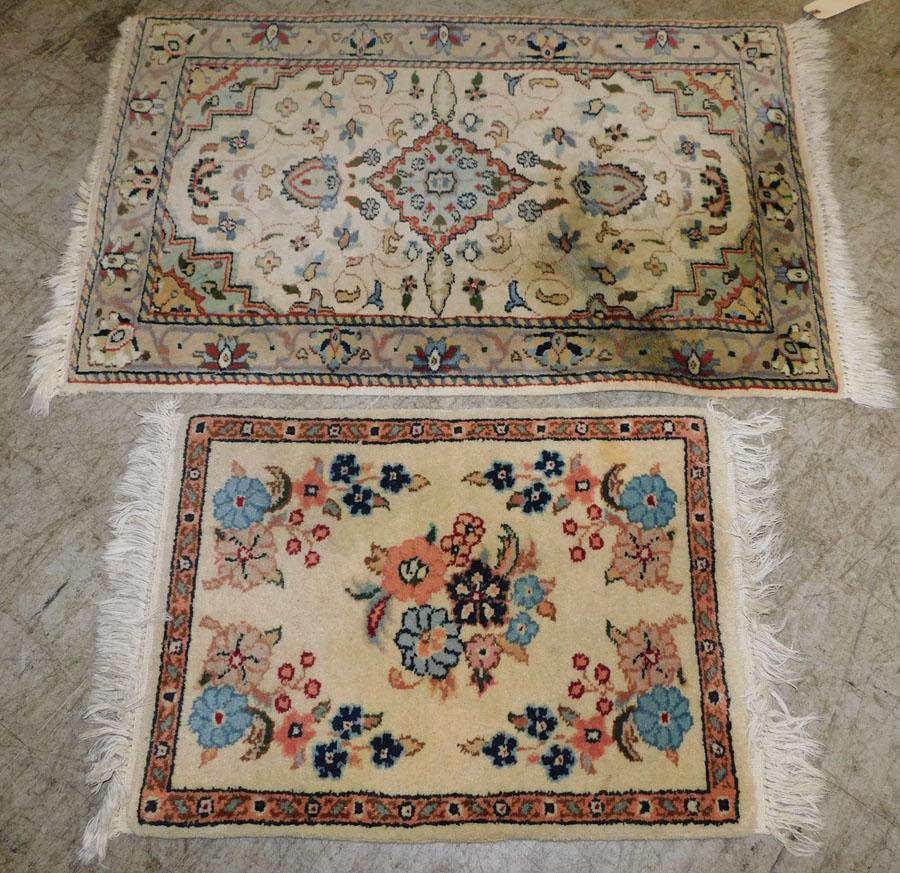 2' 0" X 3' 1" & 2' 2" X 1' 6" Handmade Rugs: 2' 0" X 3' 1" & 2' 2" X 1' 6" Handmade Rugs.