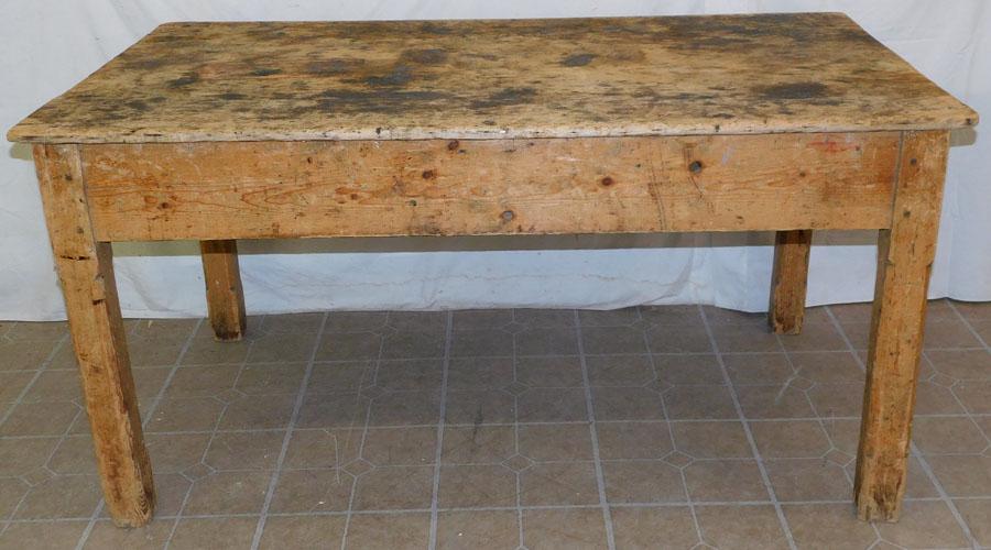 Antique Pine Farm Table (1 of 2)