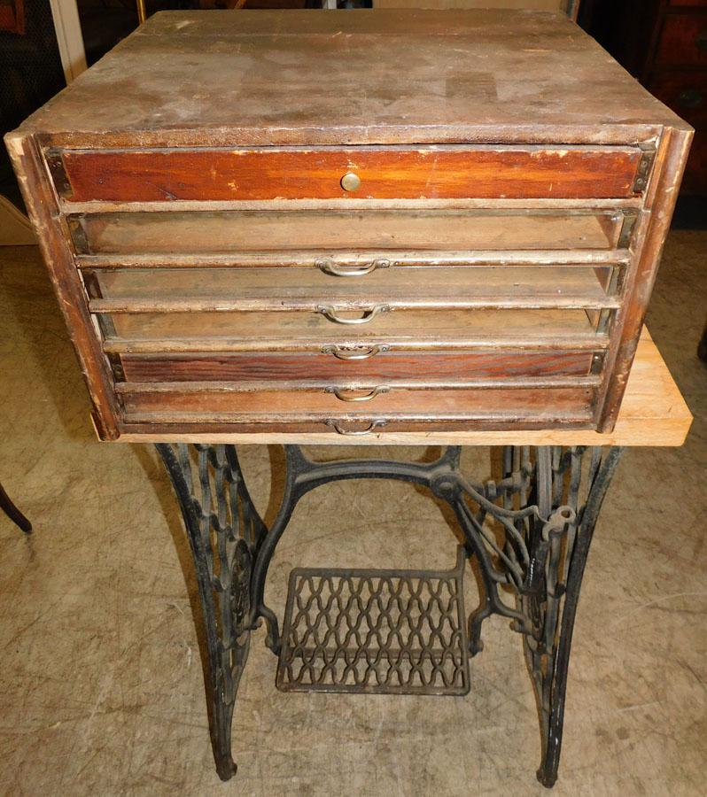 Spool Cabinet & Sewing Machine Base Table (1 of 2)