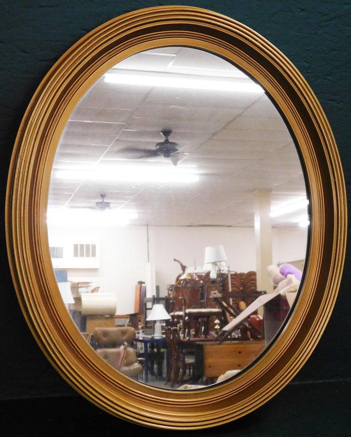 Oval Gilt Framed Mirror (1 of 3)