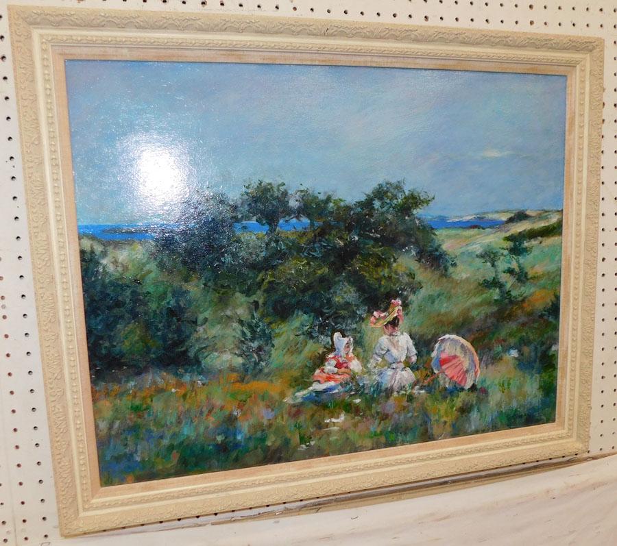 Framed OOC Coastal Scene -- Signed (1 of 4)