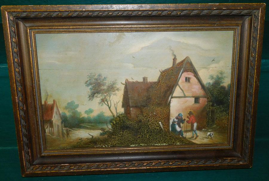 OOB Dutch Scene -- Signed (1 of 2)