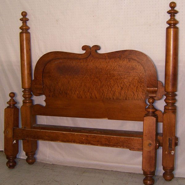 255 Birdseye maple headboard rope bed (no bolts)