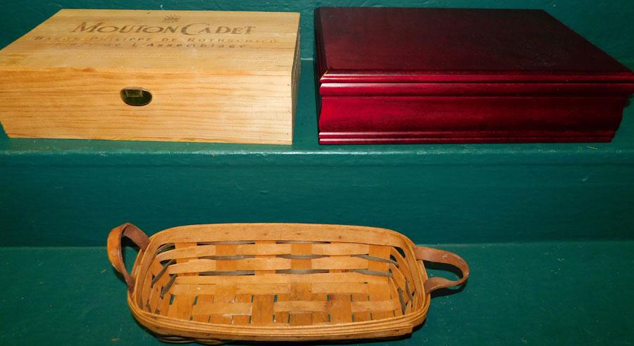 Mah Dresser Box, Pine Adv Box,Longaberger Basket (1 of 4)