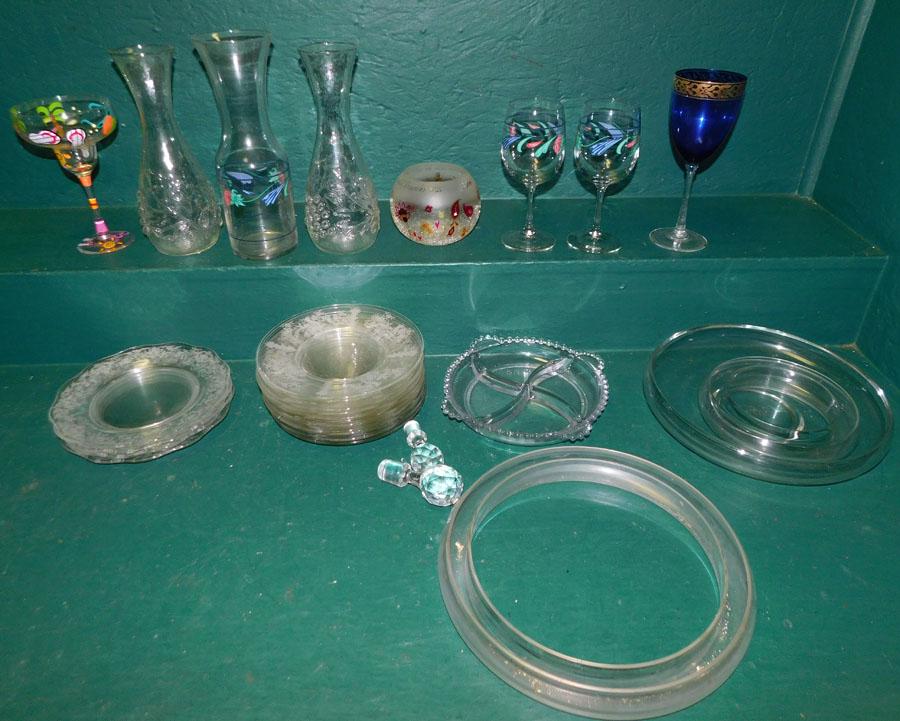 Lot Fostoria Plates -- Candlewick -- Misc. Items (1 of 4)