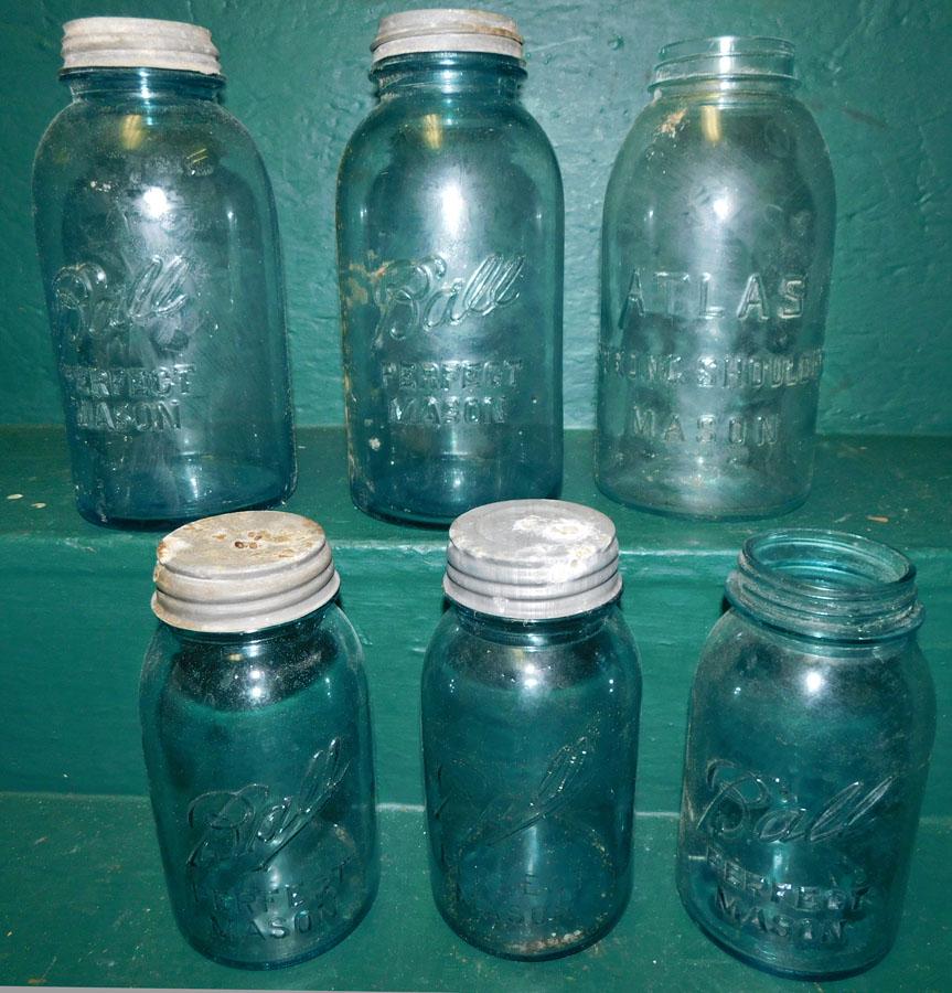Lot Of Vintage Canning Jars (1 of 1)