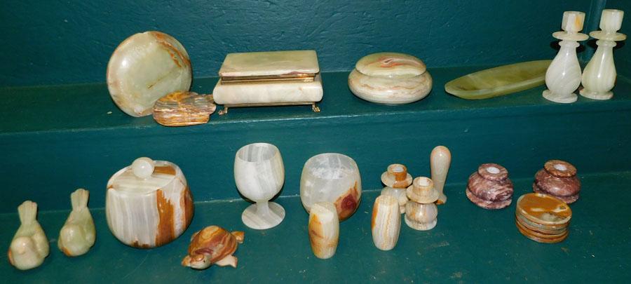 Lot Of Carved Stone & Marble Items (1 of 4)