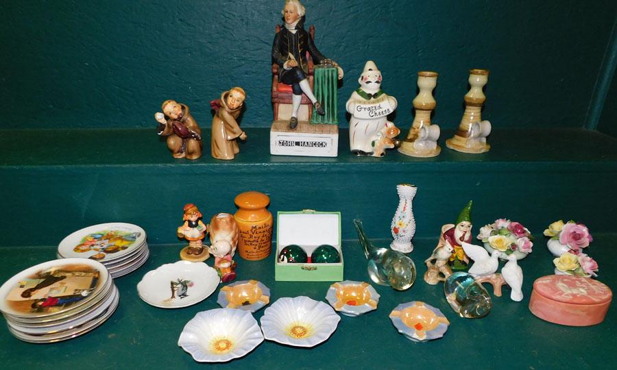 Lot Of Porcelain Figures -- Plates -- Misc. (1 of 4)