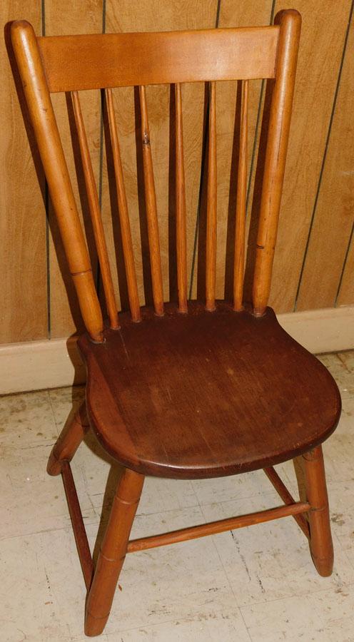 Primitive Plank Bottom Chair (1 of 2)