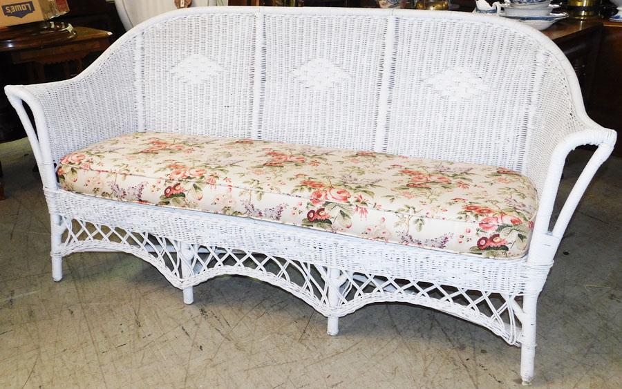 Antique Wicker Sofa (1 of 3)