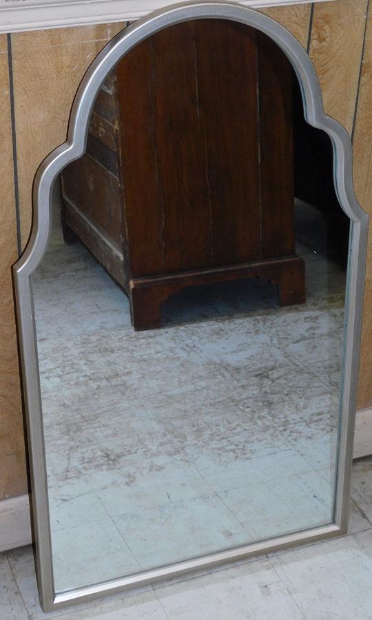 Silver Finished Arched Top Mirror by Allen + Roth (1 of 2)