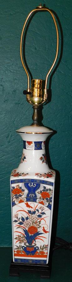 Oriental Porcelain Lamp (1 of 2)