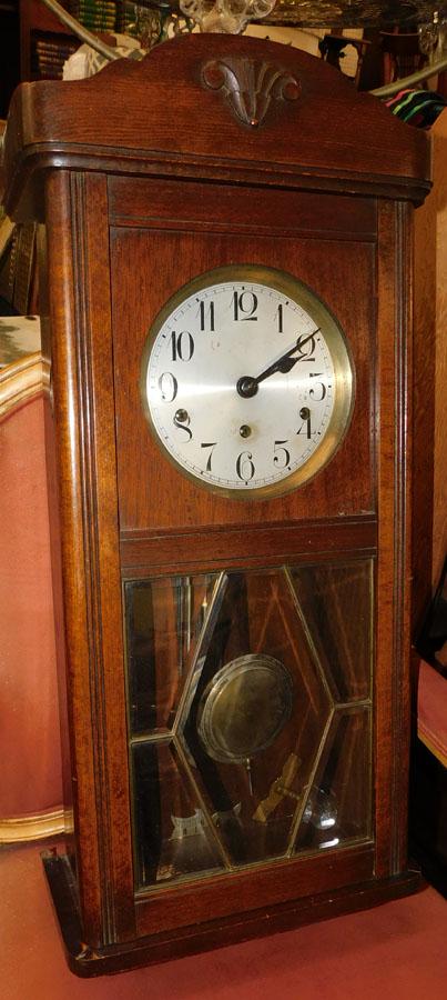 Antique Walnut Wall Clock (1 of 1)