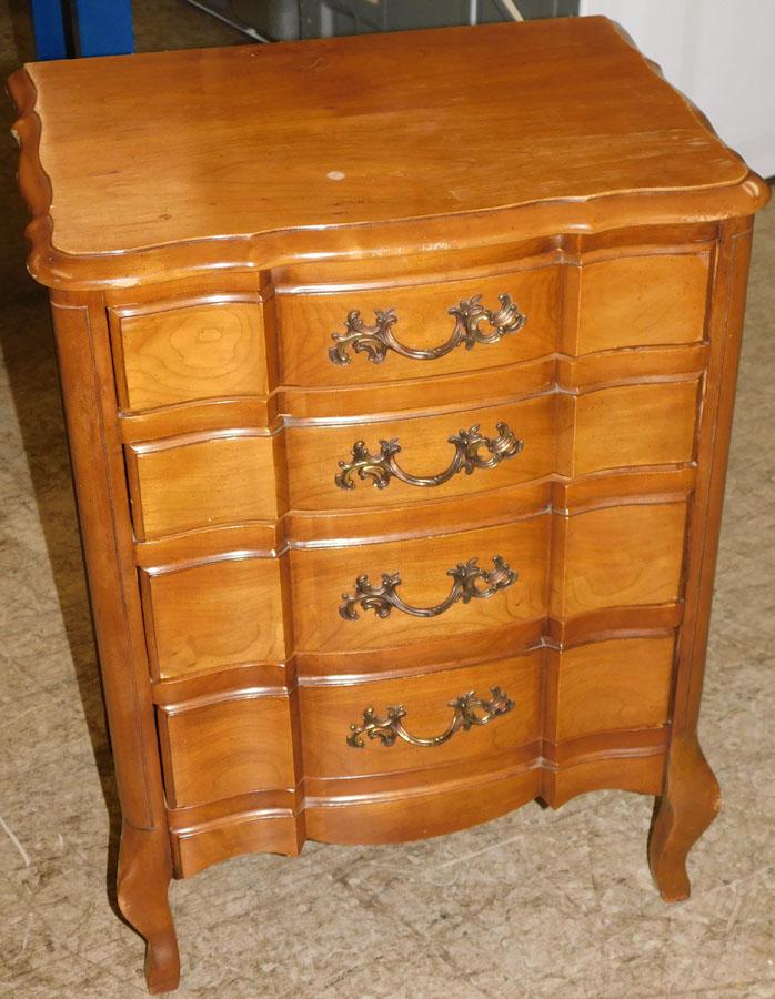 French Provincial 4 Drawer Night Stand by Permacraft (1 of 3)