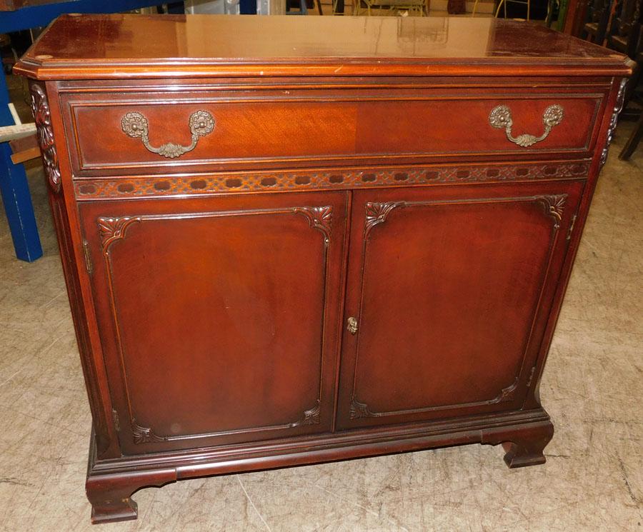 Mahogany Server: Mahogany Server . 36" W 16" D 32 3/4" H