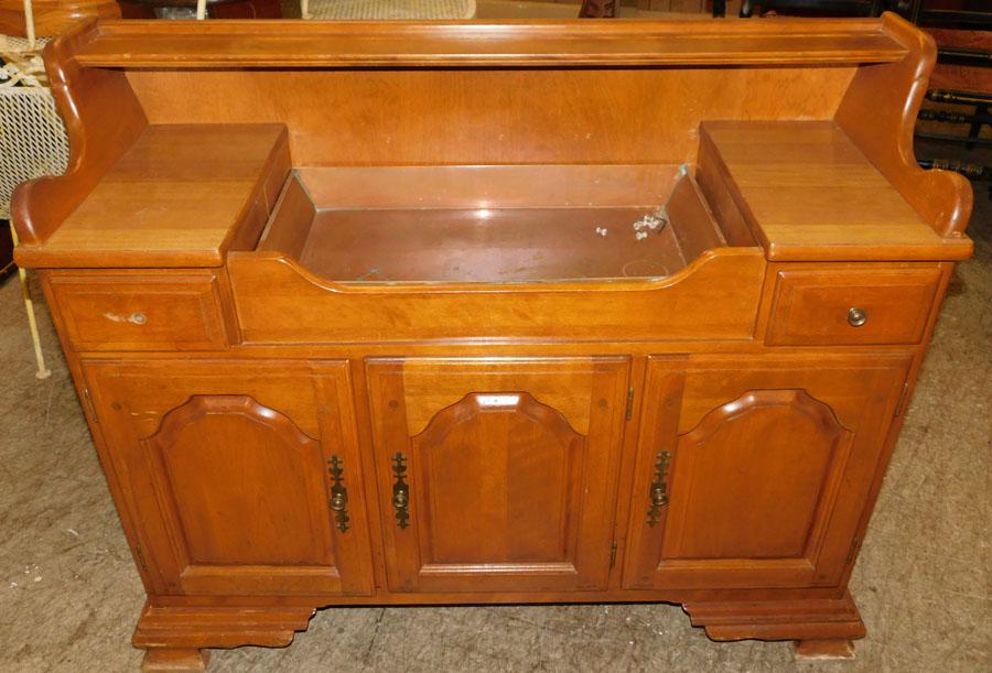 Maple Dry Sink with Copper Lining by Temple Stuart (1 of 3)