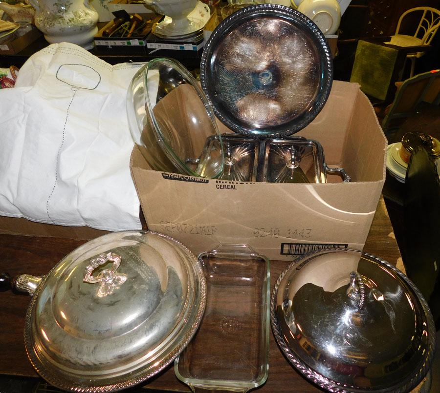 Lot of Silverplate Serving Dishes (1 of 4)