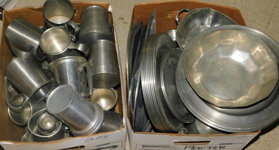 Lot of Pewter Items (1 of 3)