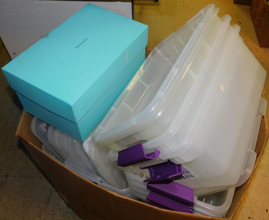 Lot of Plastic Storage Boxes (1 of 4)