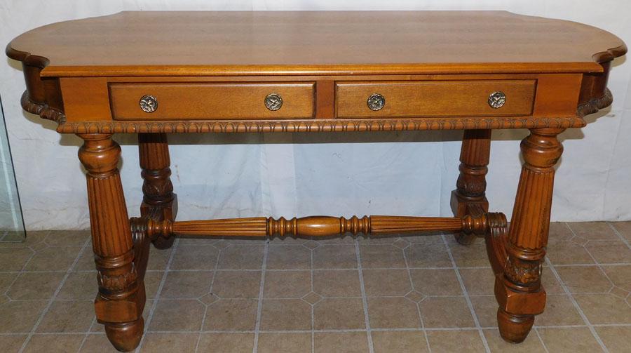 Mahogany 2 Drawer Sofa Table by Hekman (1 of 6)