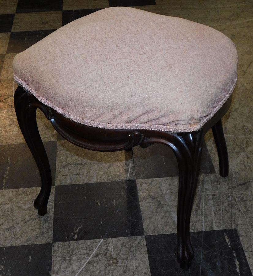 Rosewood Victorian Stool (1 of 2)