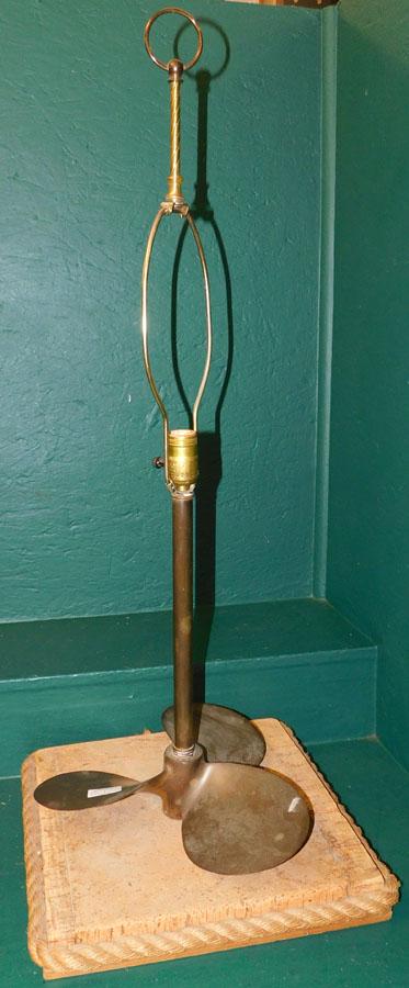 Bronze Boat Propeller Lamp (1 of 2)