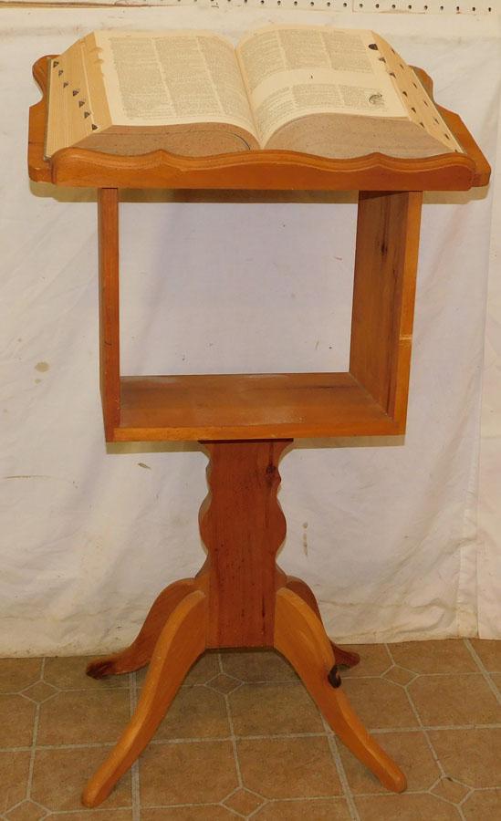 Pine Dictionary Stand: Pine Dictionary Stand . 23" W 14" D 39 3/4"H