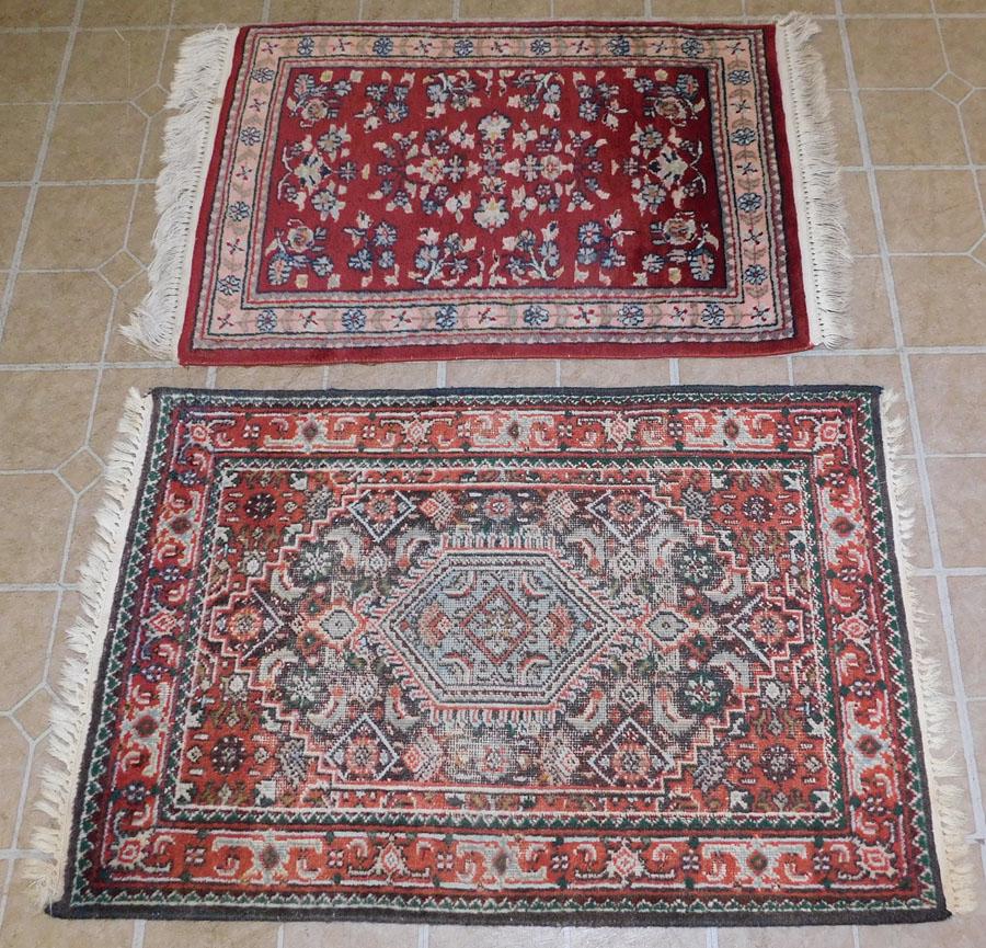 (2) 2' x 3' Handmade Oriental Rugs (1 of 5)