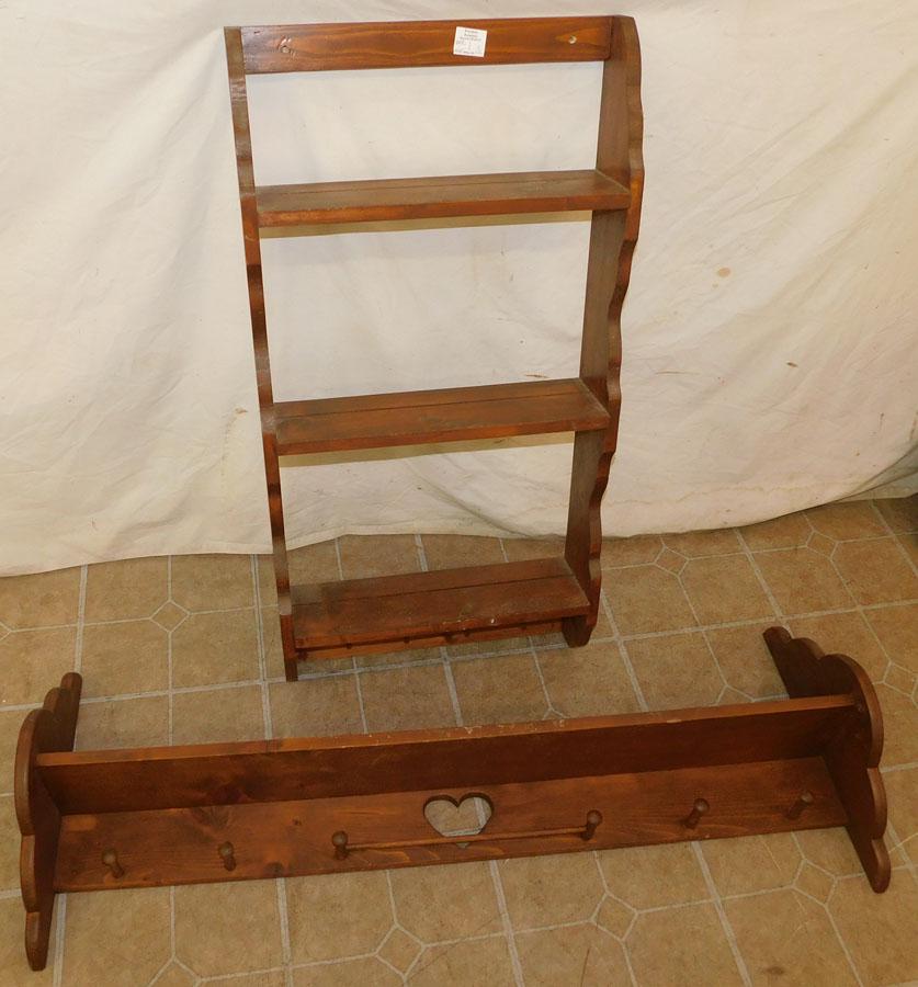 2 Pine Wall Shelves (1 of 3)