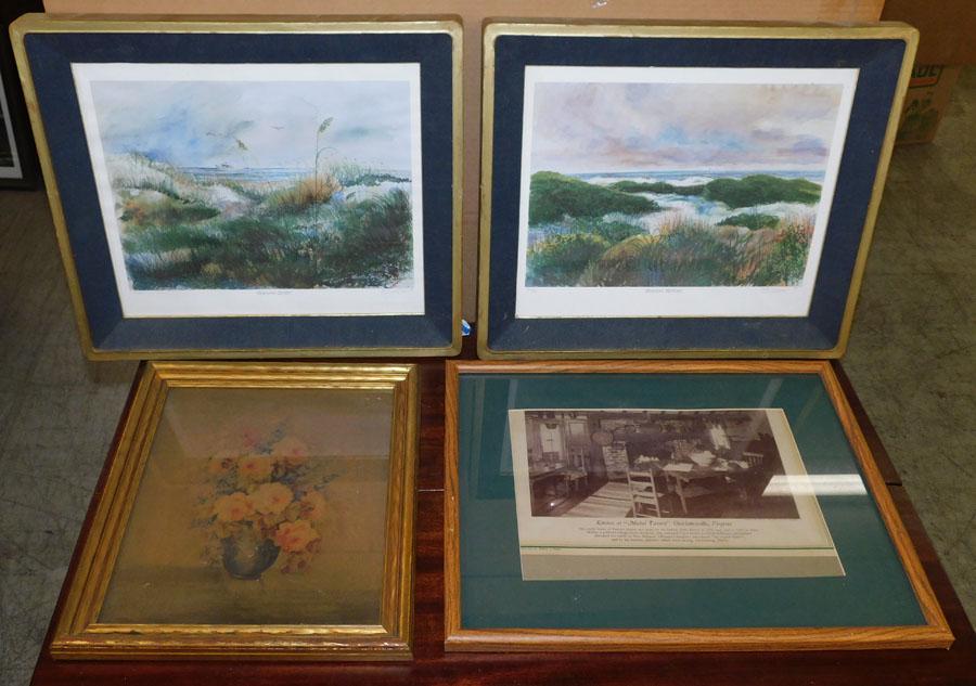 Collection of 4 prints, (1 of a Charlottesville, VA (1 of 4)