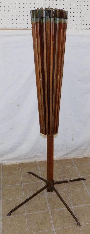 Antique metal and wood drying rack (1 of 4)