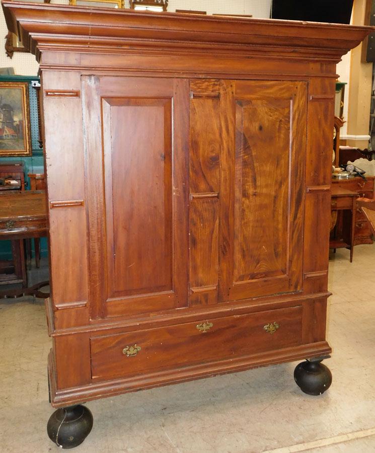 Early 19th C Cherry Cupboard (1 of 10)