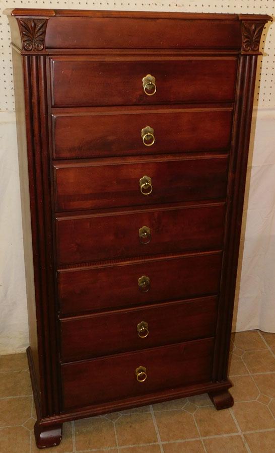 Cherry 7 Drawer Lingerie Chest By Ethan Allen (1 of 5)