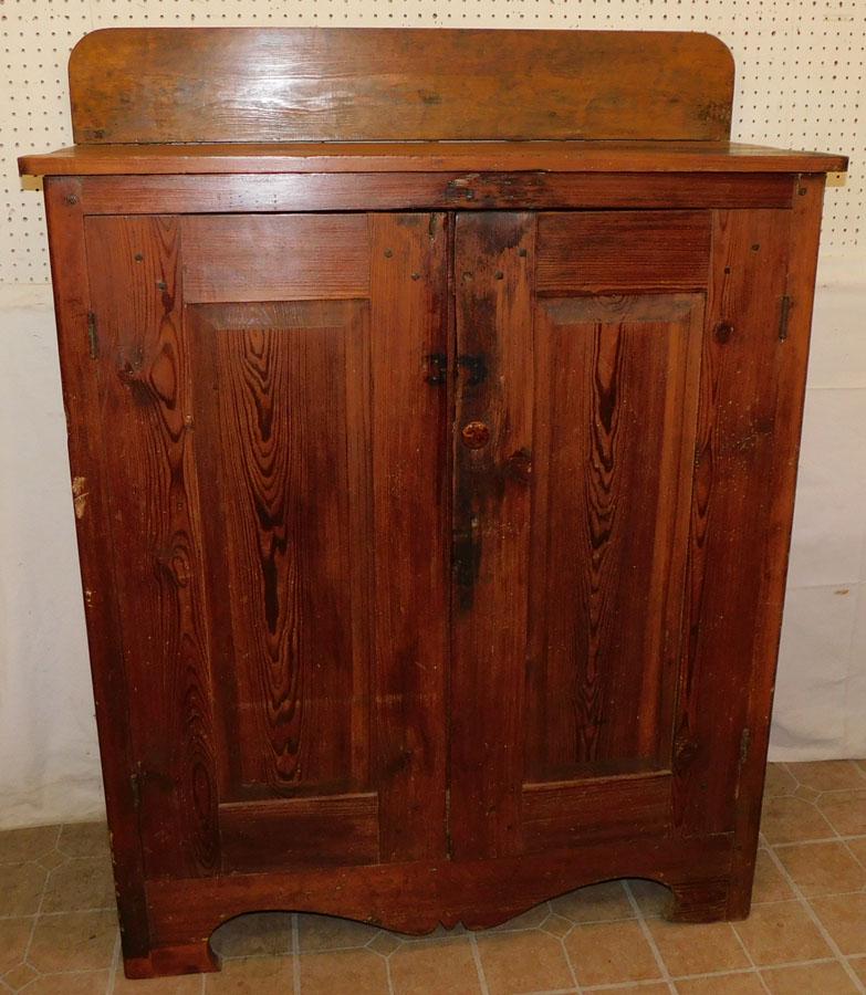 18th C Heart Pine Pantry Cabinet (1 of 9)