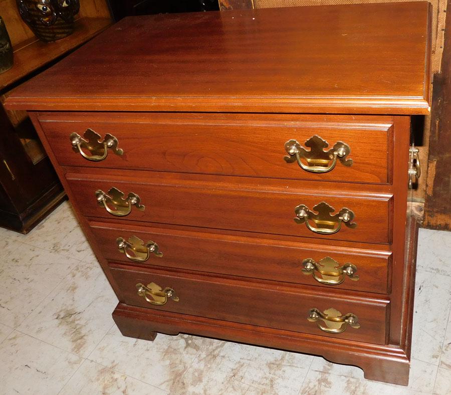 Cherry 4 Drawer Night Stand By Henkel Harris (1 of 3)