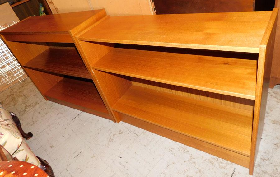 Two Teakwood Low Bookshelves (1 of 3)