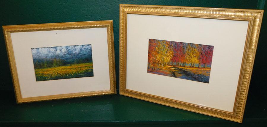 Two Framed Pastels - Signed (1 of 8)