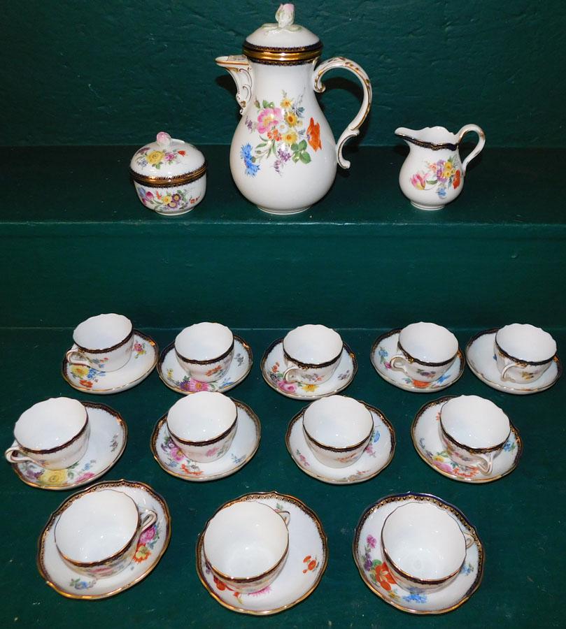 27 Pc Meissen Tea Set (1 of 4)
