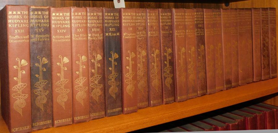 22 Volumes "Works Of Rudyard Kipling" by Scribners (1 of 5)