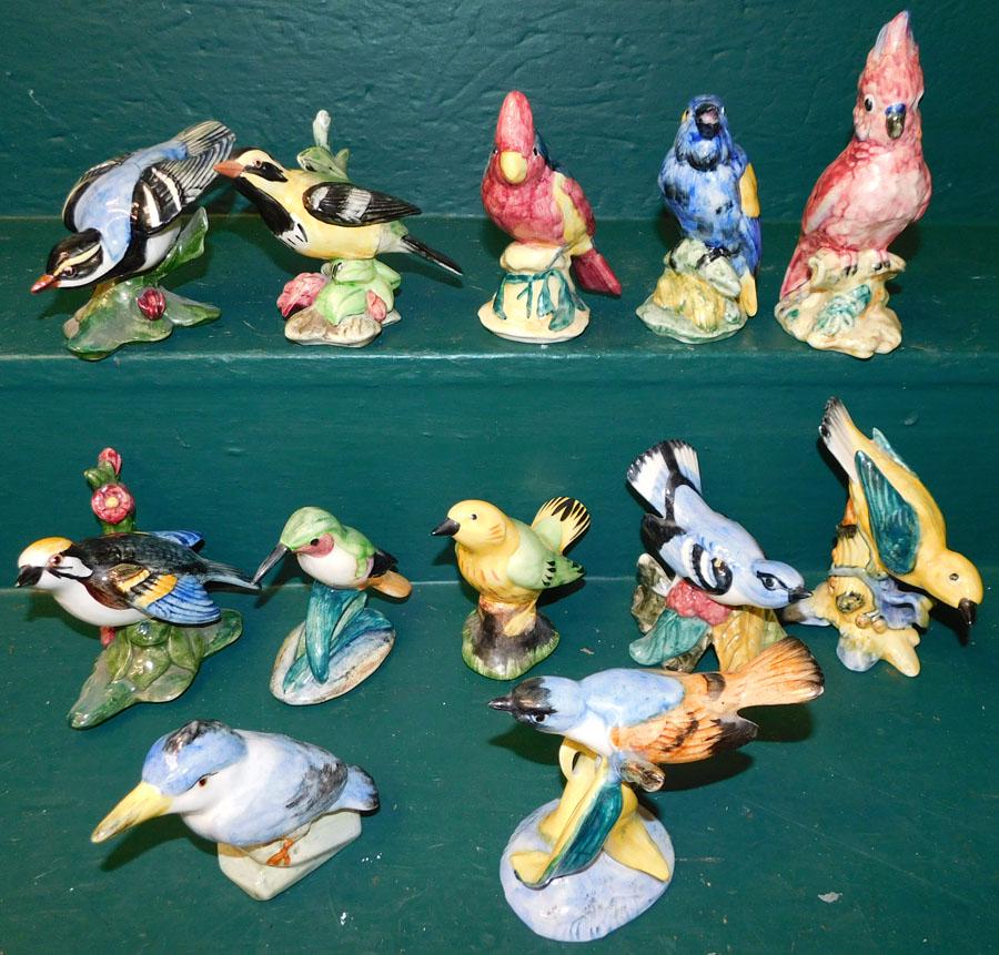 Twelve Stangyl Porcelain Bird Figurines (1 of 6)