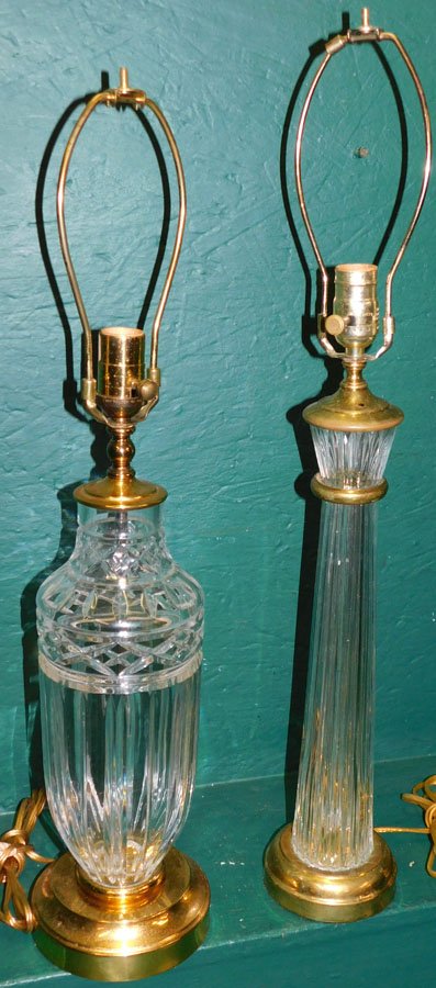 Two Waterford Crystal Lamps (1 of 3)